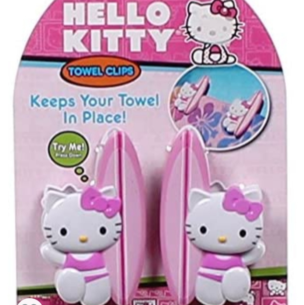 Hello Kitty Towel Clips